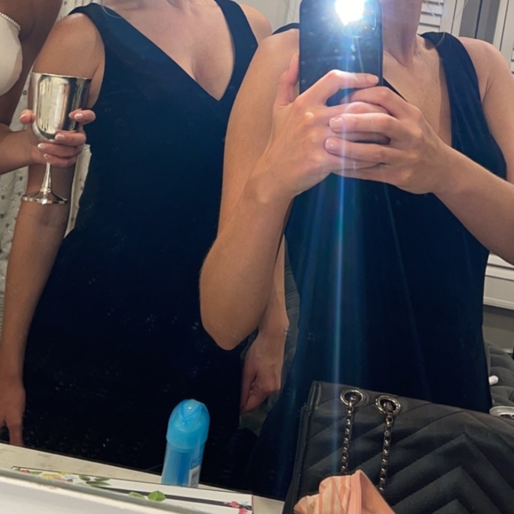 Designer (Nouvelle Amsale) - Style: N403VA - Ivy +; Fabric: Velvet; Color: Black